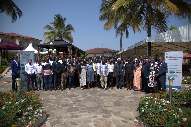 Ouverture de la réunion par le Coordonnateur du Projet Soleil Nyakiriza